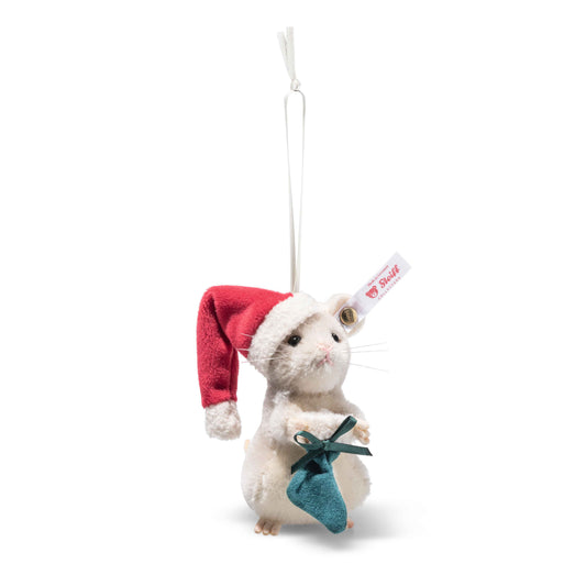 Steiff Weihnachtsmaus Ornament - 8cm - (005800) - Neu -