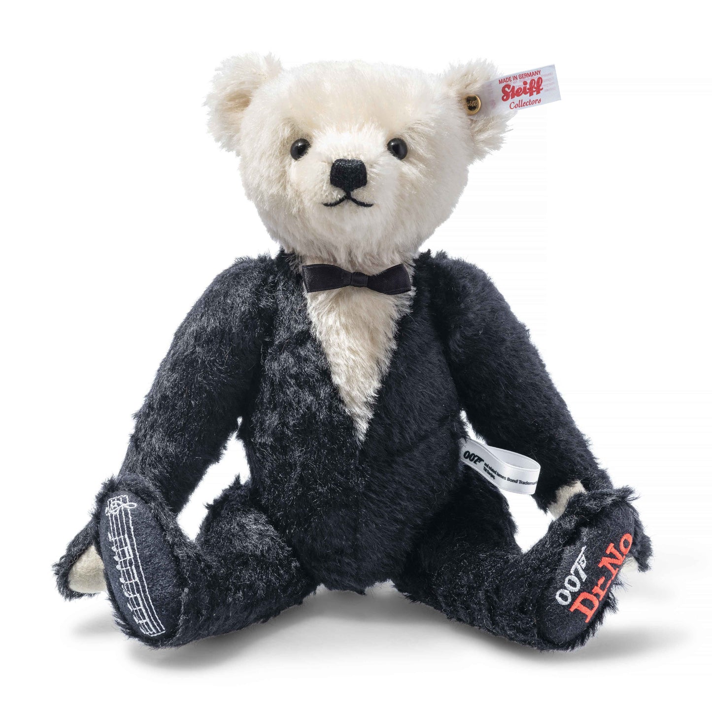 Steiff James Bond Dr. No Teddybär mit Musikwerk (007613)