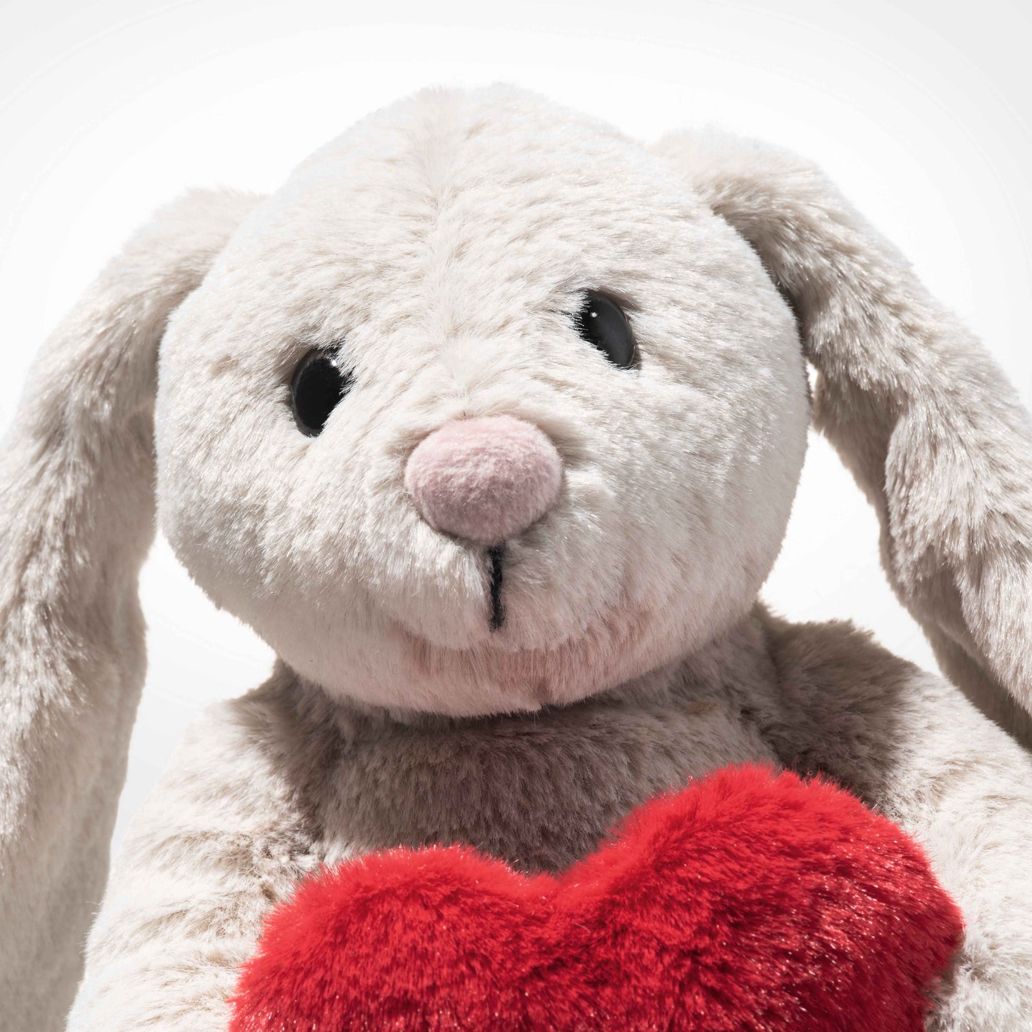 Steiff Hoppie Hase – Love - grau -16cm - (081125) Neuheit 2026