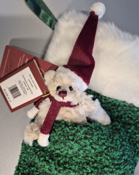Charlie Bears, Weihnachtsstrumpf Tree Green, Isabell Lee, 33cm, CB151605,(2015)