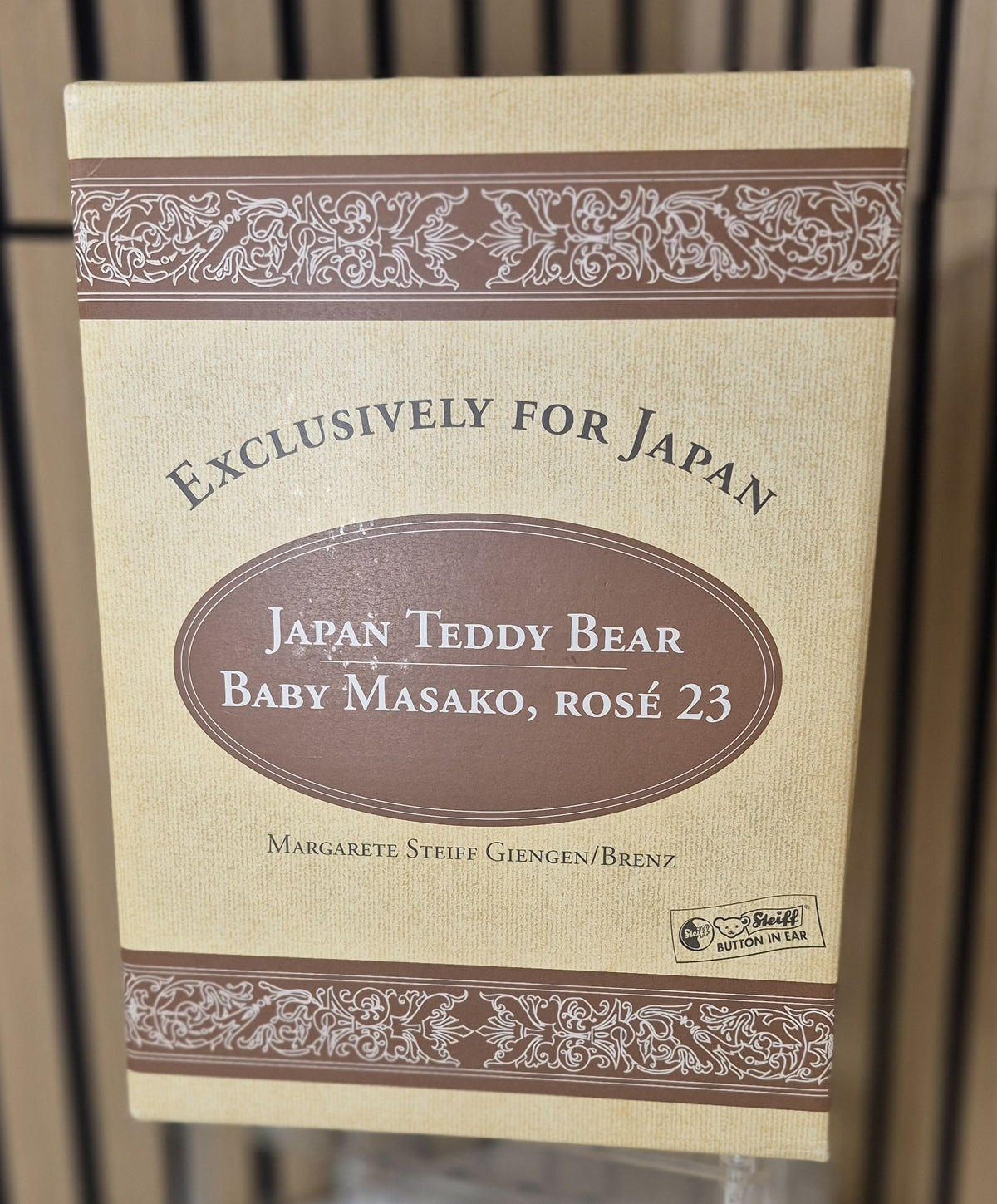 Steiff Japan Teddy Baby Masako - rosé - 23cm - 1996- Neuwertig - (B9)