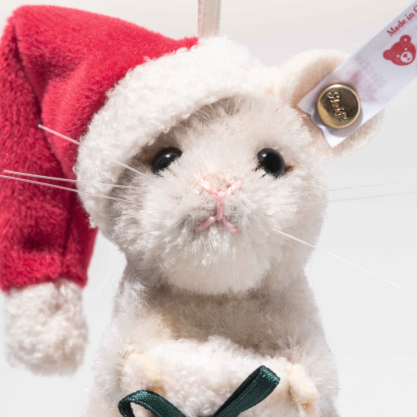 Steiff Weihnachtsmaus Ornament - 8cm - (005800) - Neu -