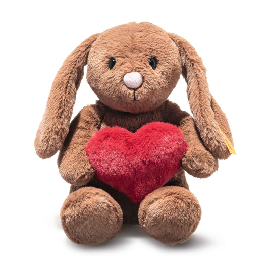 Steiff Hoppie Hase – Love - braun -16cm - (081118) Neuheit 2026