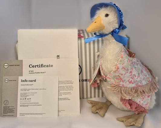 Steiff 690358 Jemima Puddle-Duck (TM), Danbury Mint, 26cm, selten, lim.  (2016)