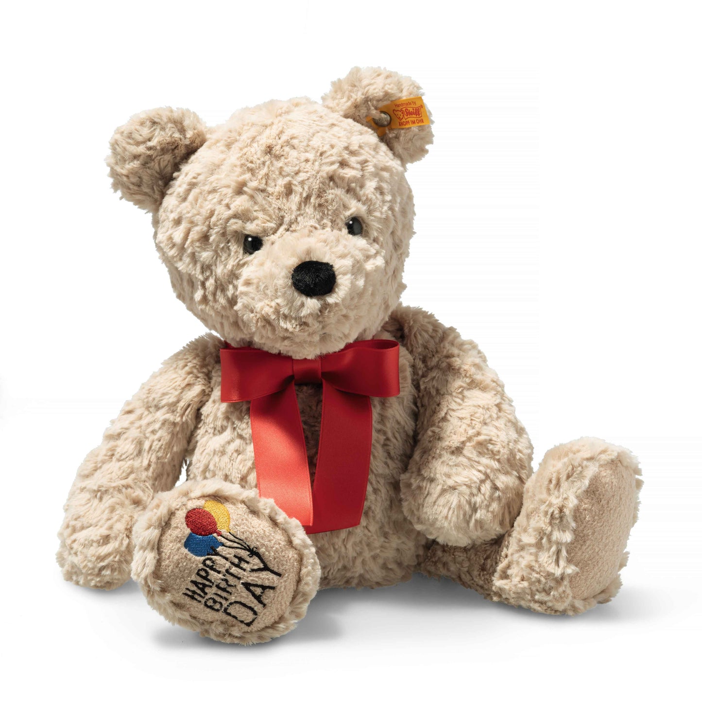 Steiff Jimmy Teddybär – Happy Birthday - 35cm - NEU - (114069)