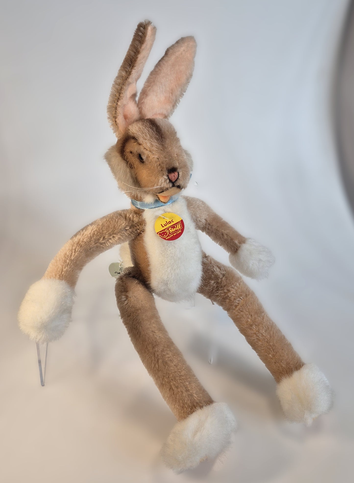 Steiff ARCHIV Lulac Hase, 43cm, hellbraun, 1974, neuwertig
