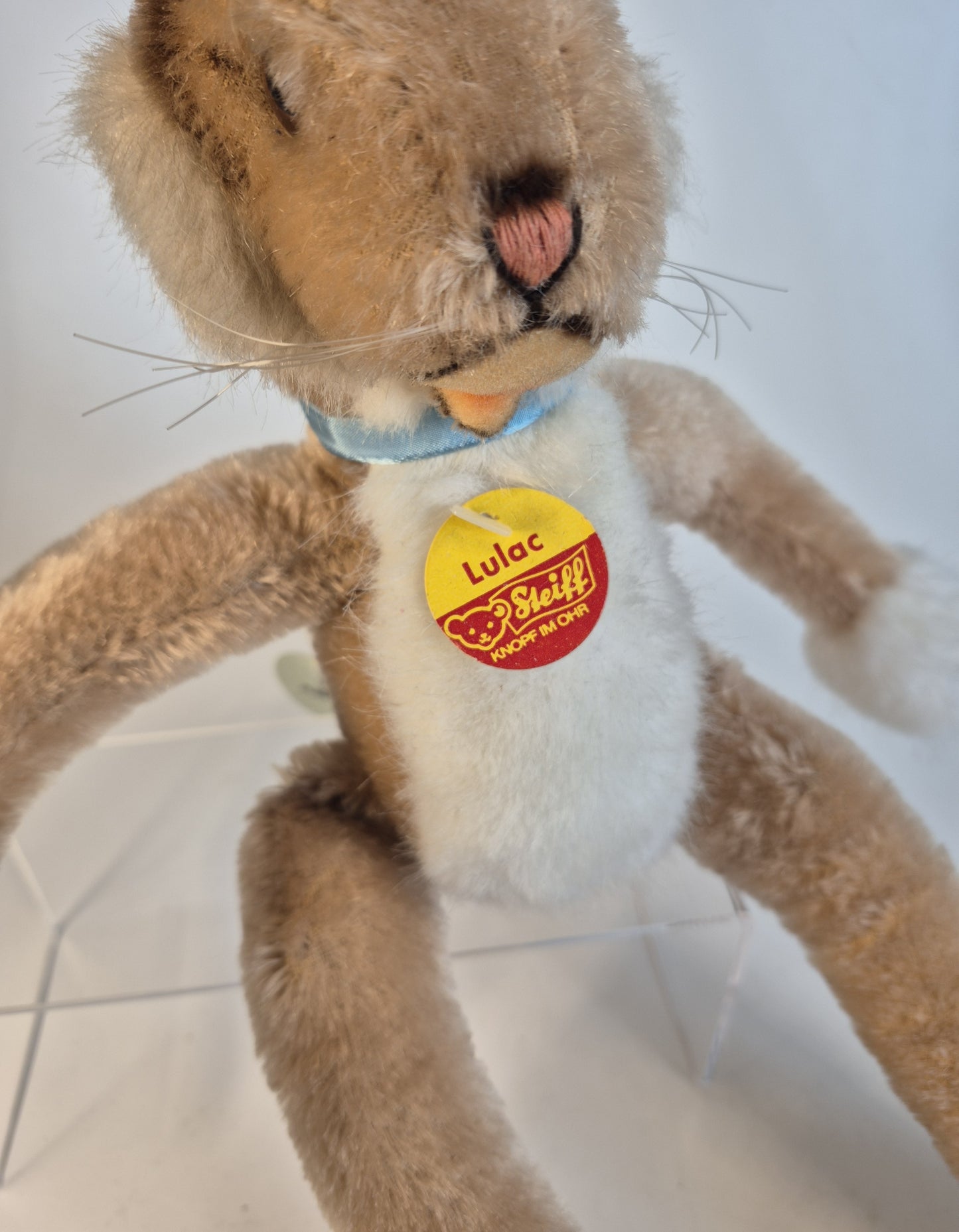 Steiff ARCHIV Lulac Hase, 43cm, hellbraun, 1974, neuwertig