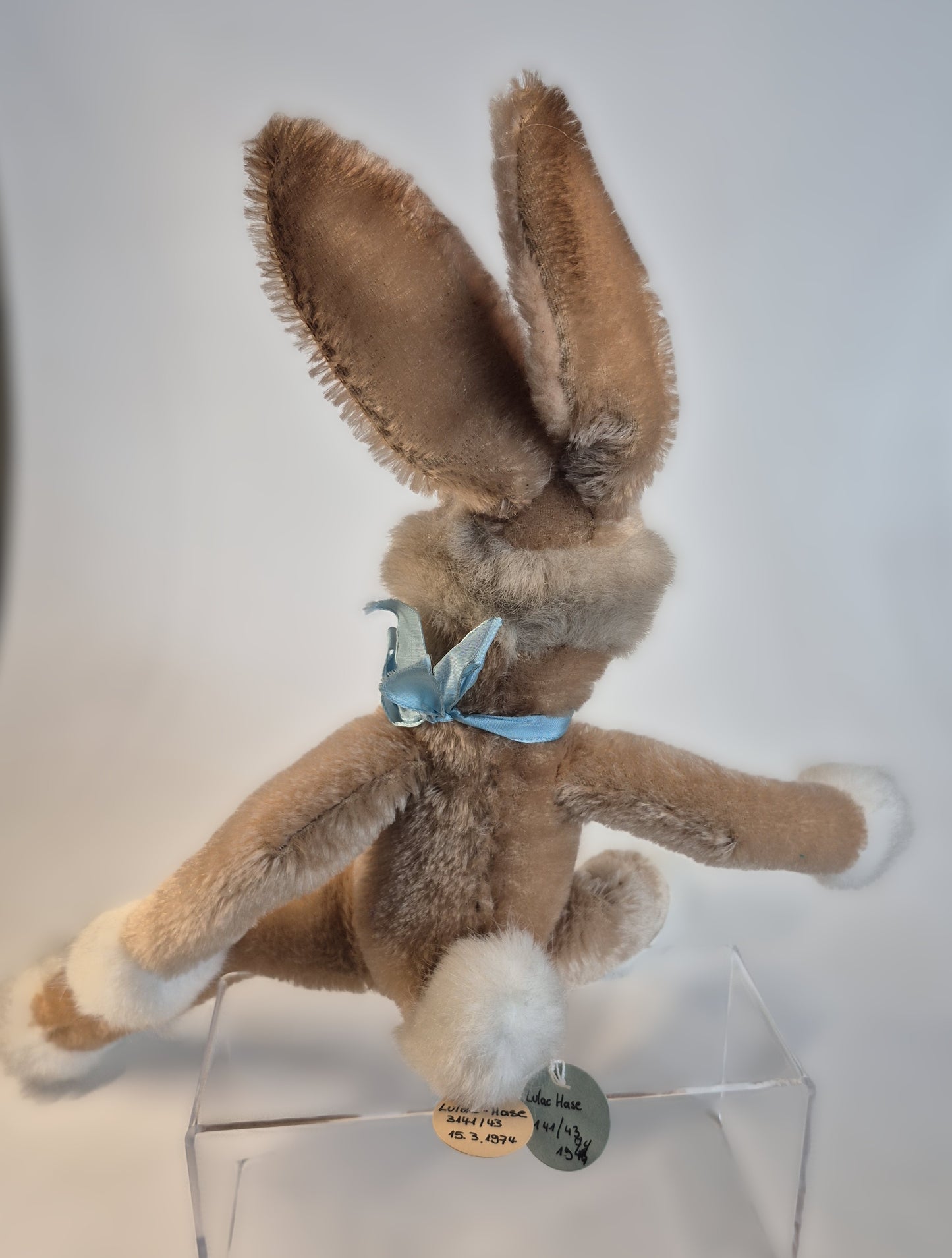 Steiff ARCHIV Lulac Hase, 43cm, hellbraun, 1974, neuwertig