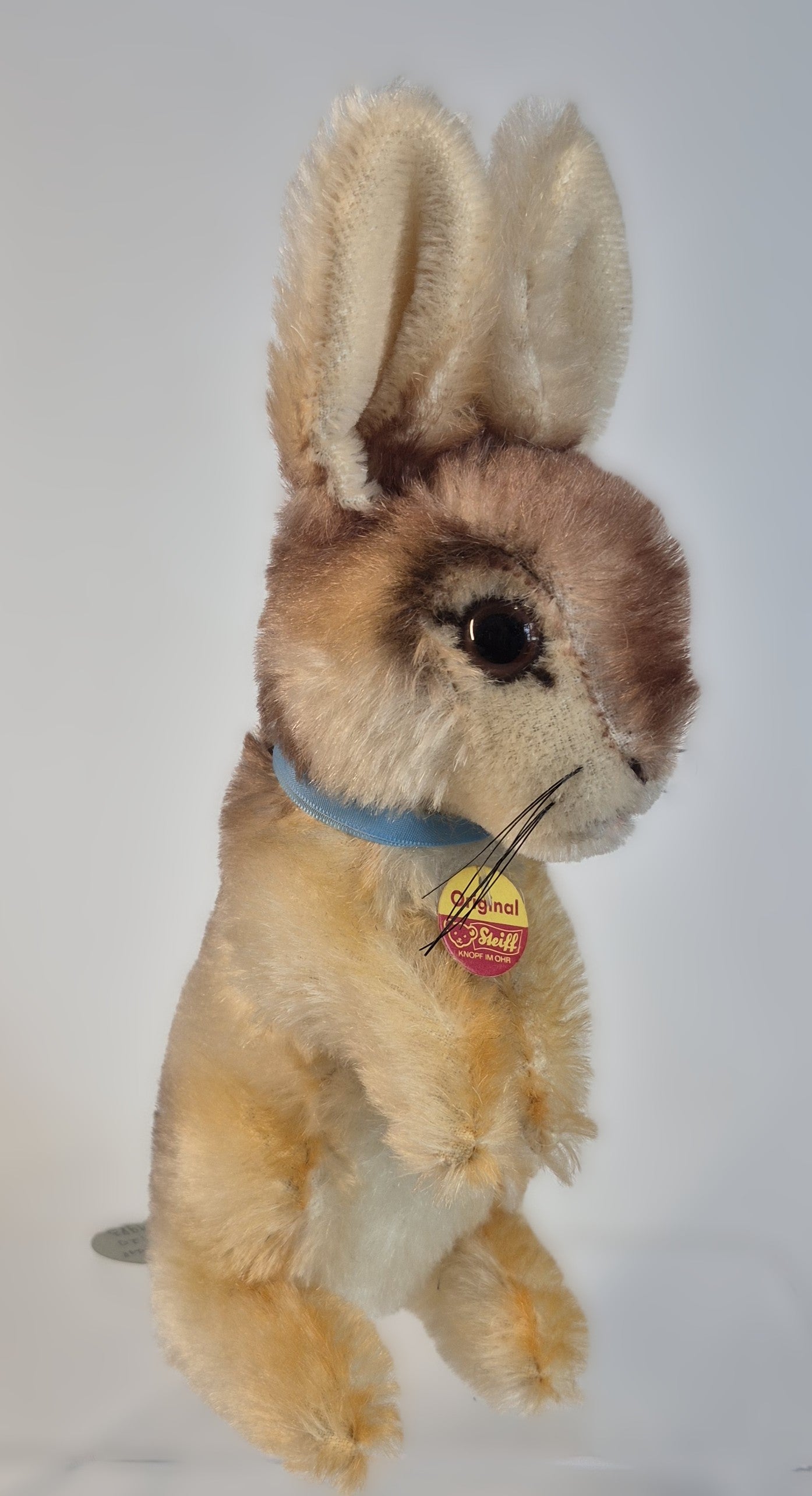 Steiff ARCHIV Manni Hase, 20cm, braun, 1983?, neuwertig, mit kurzen Ohren!