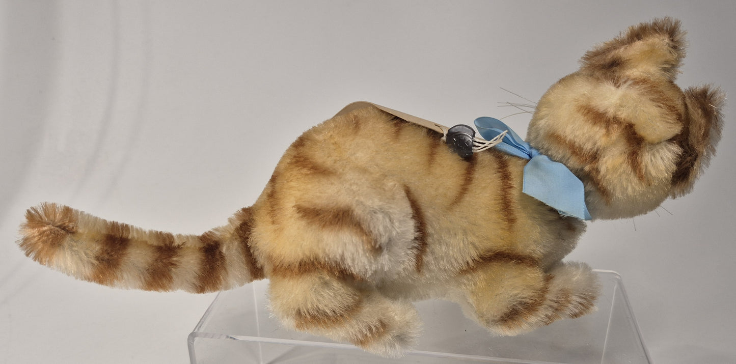 Steiff HANDMUSTER KATZE Alice im Wunderland, 13cm, nur1986, neuwertig ARCHIV