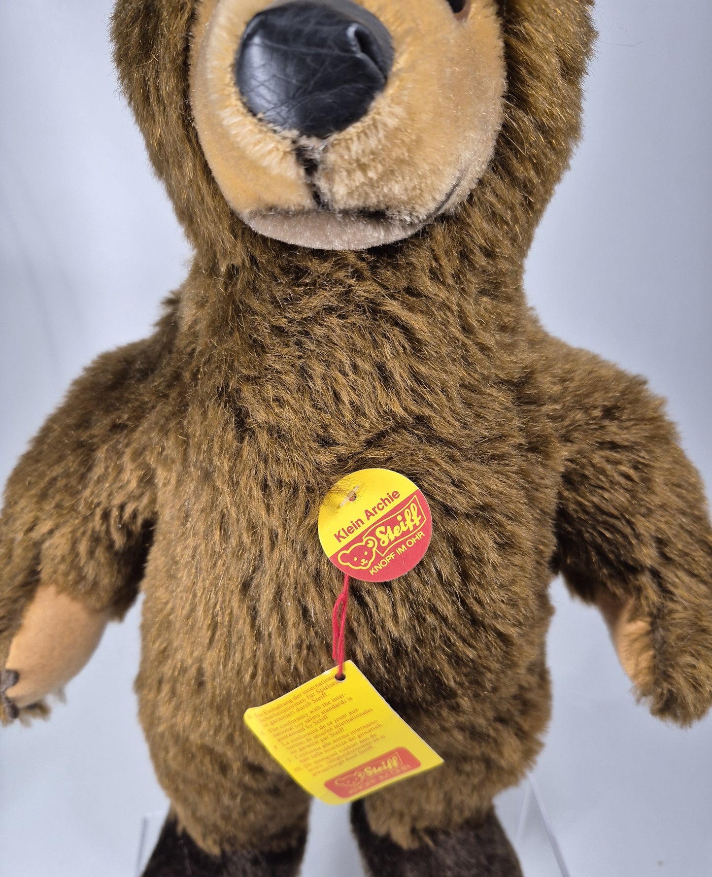 Steiff WERKMUSTER Klein Archie, 38cm, nur 1983, für USA, neuwertig