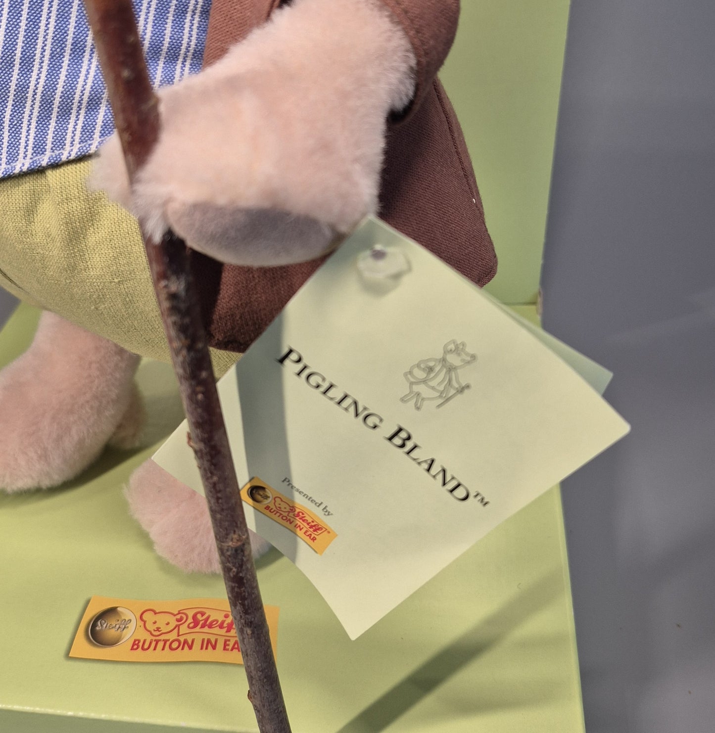 Steiff Rarität Beatrix Potter Pigling Bland™, 33cm, neuwertig, (653513) ARCHIV