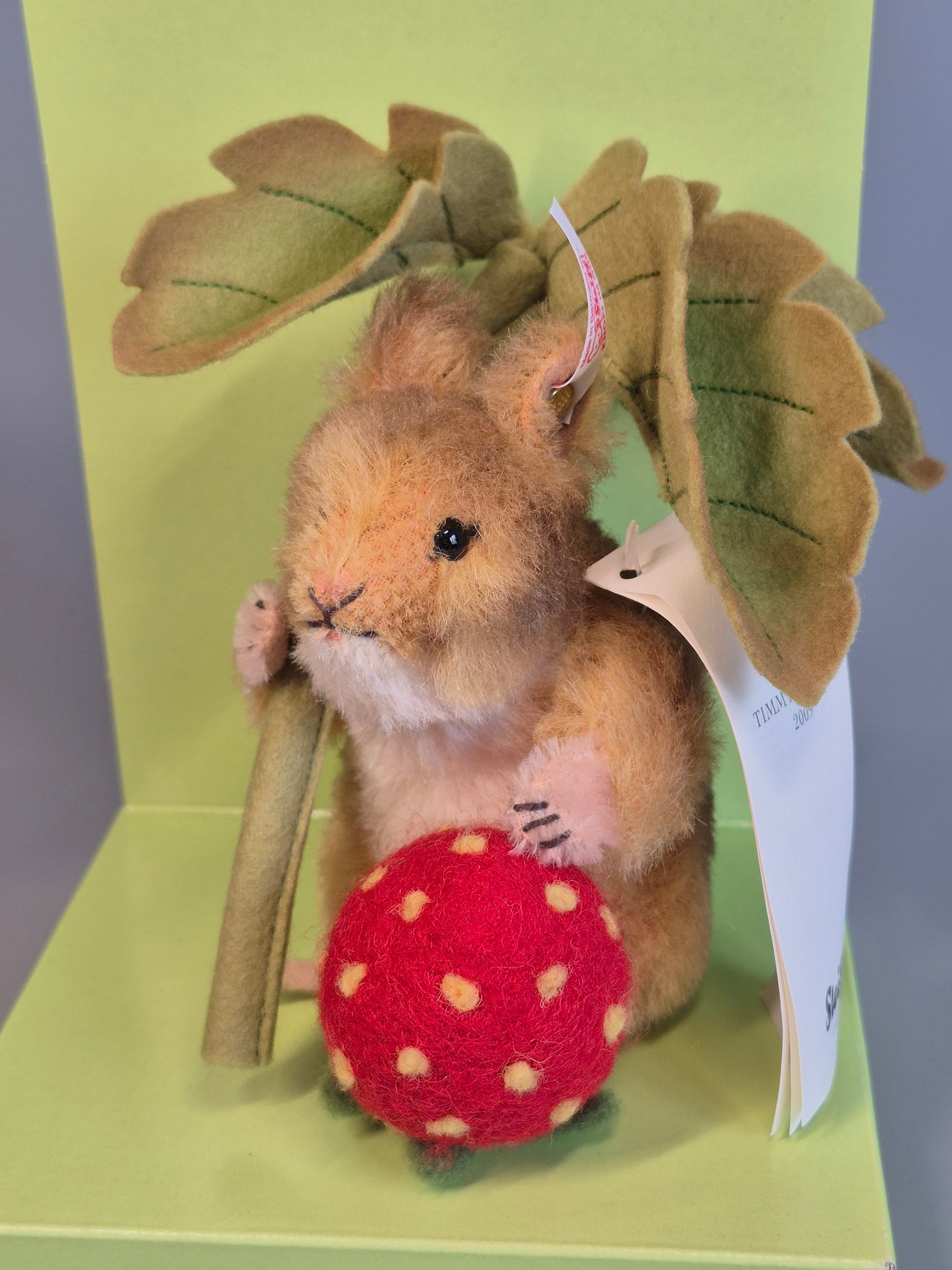 Steiff Rarität Beatrix Potter Timmy Willie™, 12cm, neuwertig, (663222) ARCHIV