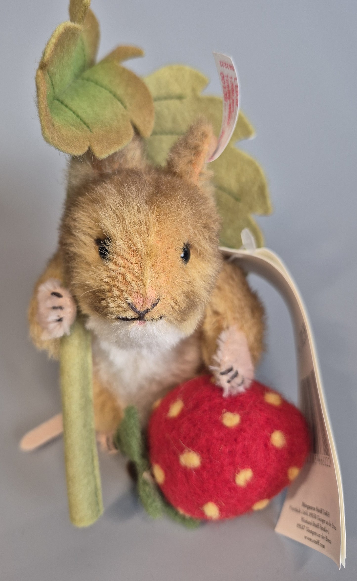 Steiff Rarität Beatrix Potter Timmy Willie™, 12cm, neuwertig, (663222) ARCHIV