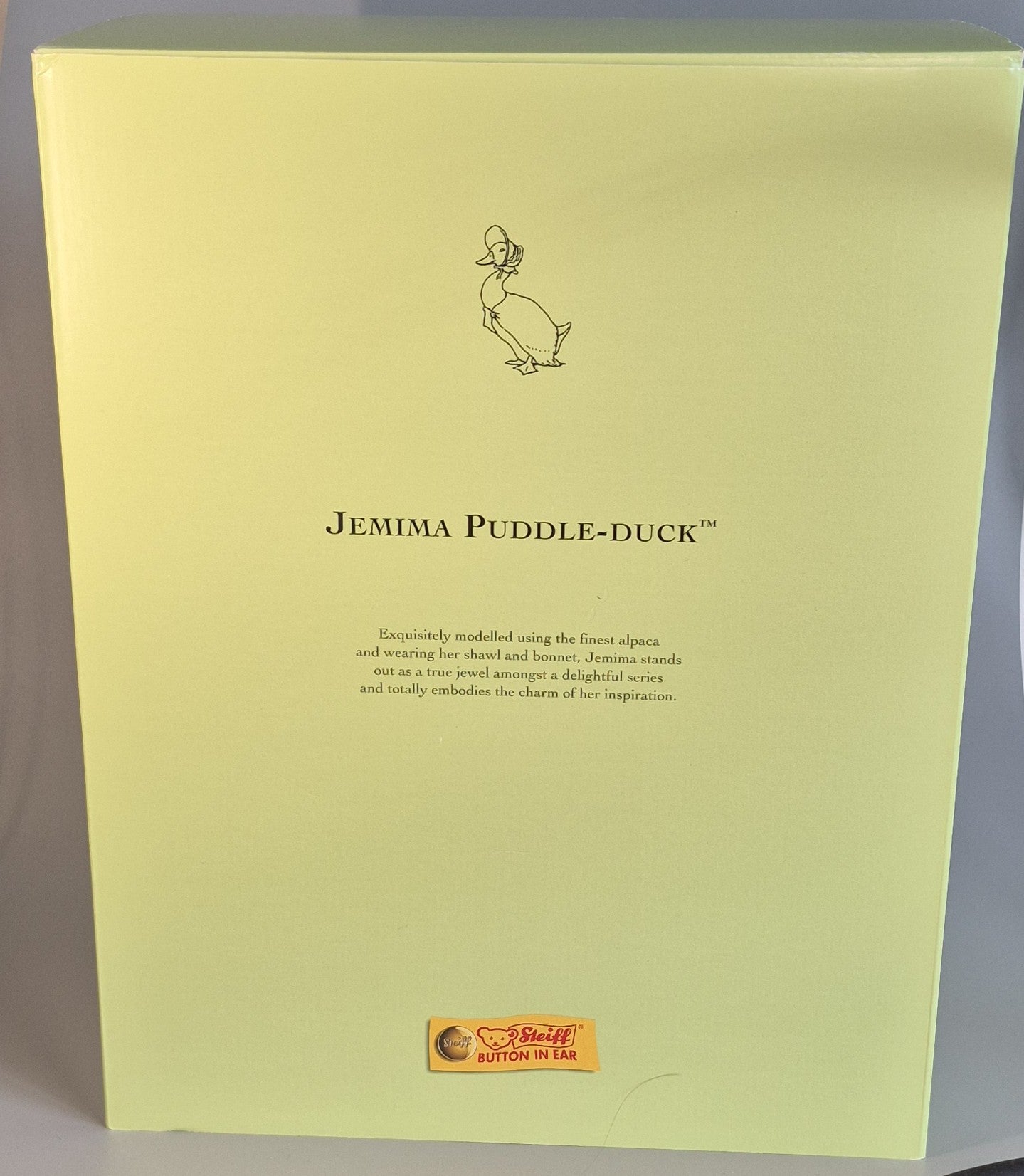 Steiff Rarität Beatrix Potter Jemima Puddle-Duck™, 38cm, neuwertig, (653445)