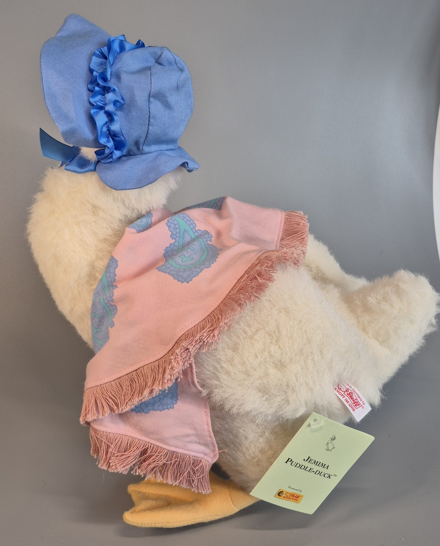 Steiff Rarität Beatrix Potter Jemima Puddle-Duck™, 38cm, neuwertig, (653445)