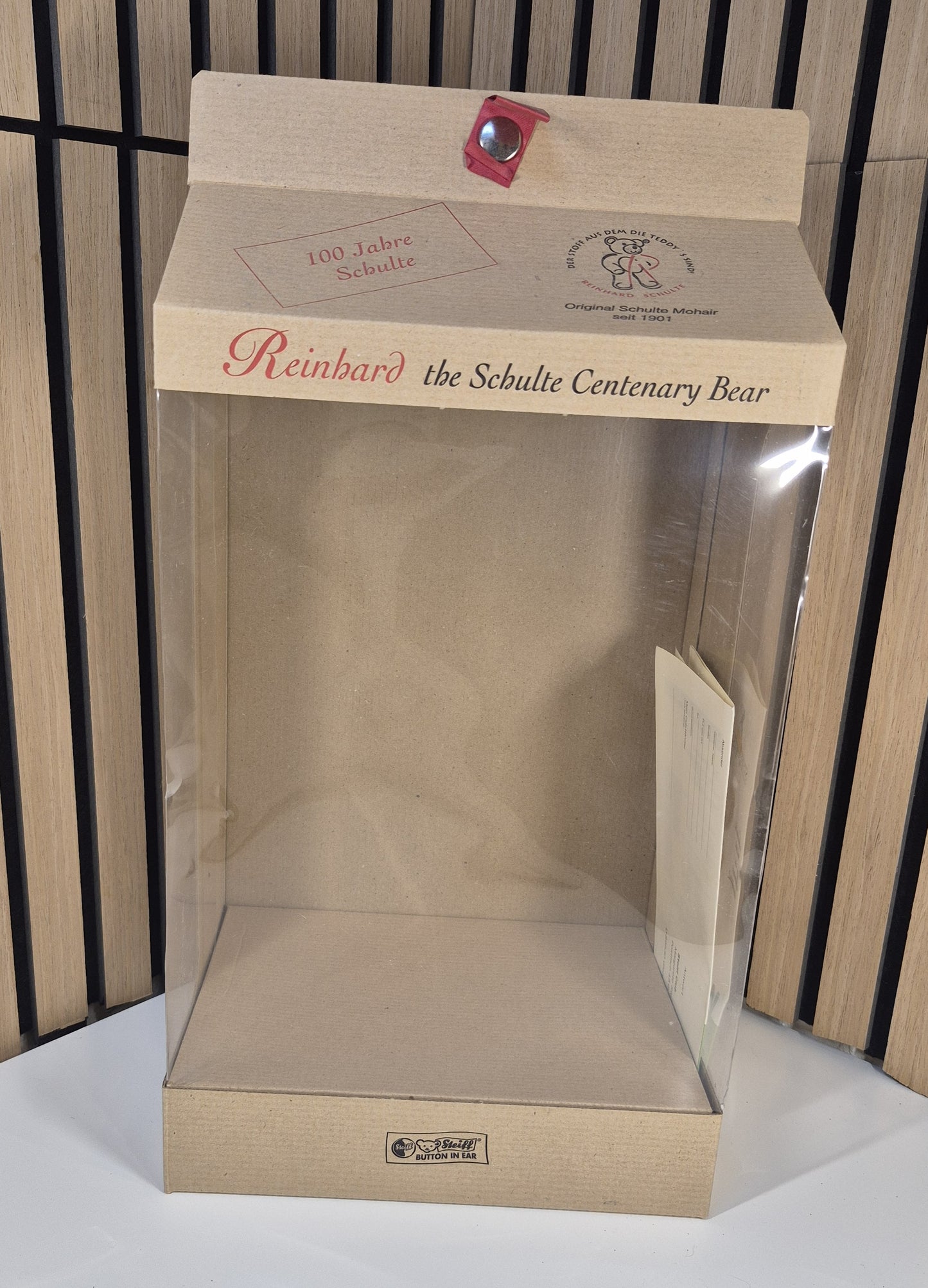 Steiff Reinhard Schulte Jahrhundert Bär - grün - 35cm - (995699) - Neuwertig - Limitiert