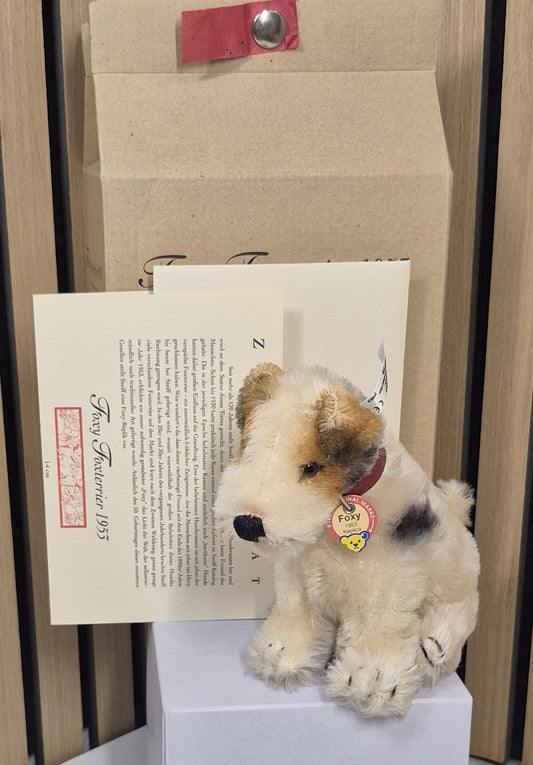 Steiff Foxy Replika - 14cm - 2003 - (402050) - Neuwertig - OVP ARCHIV