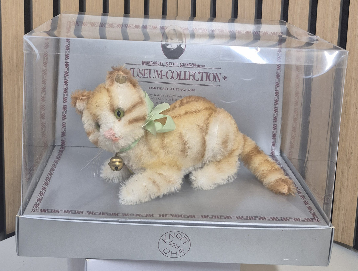 Steiff Tabby Replika 1928 -10cm - Museum Coll. 1986/88 - (0104/10) - Neuwertig -