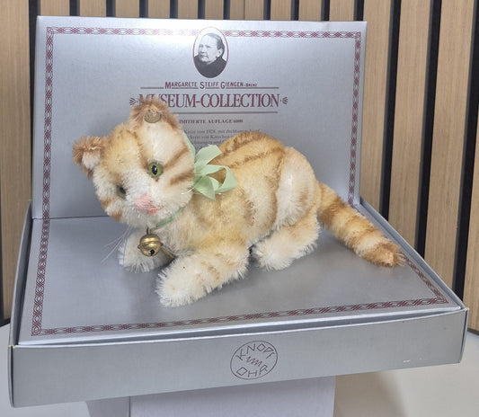 Steiff Tabby Replika 1928 -10cm - Museum Coll. 1986/88 - (0104/10) - Neuwertig -