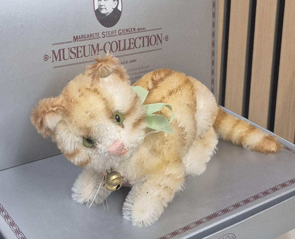 Steiff Tabby Replika 1928 -10cm - Museum Coll. 1986/88 - (0104/10) - Neuwertig -