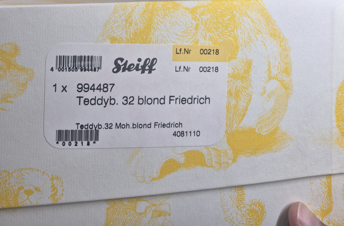 Steiff Friedrich der Preußische Briefträger - 32cm - (994487) - Neuwertig - Lim.