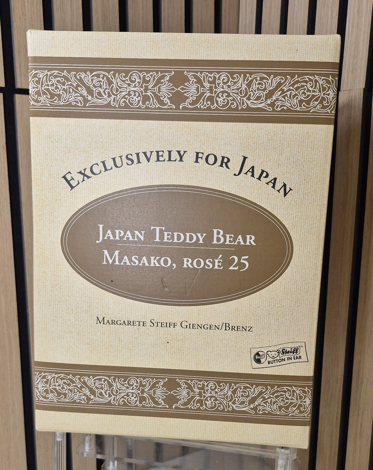 Steiff Japan Teddy Masako - rosé - 25cm - 1994/95- Neuwertig - (B8)
