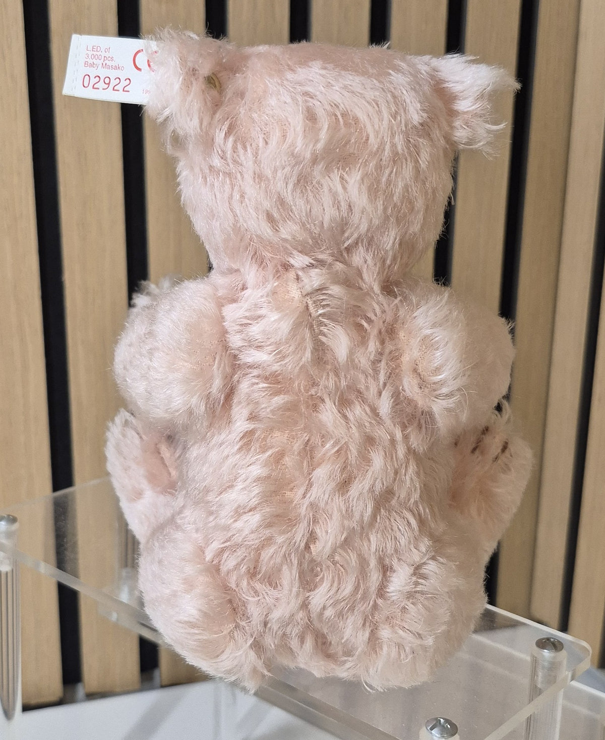 Steiff Japan Teddy Baby Masako - rosé - 23cm - 1996- Neuwertig - (B9)
