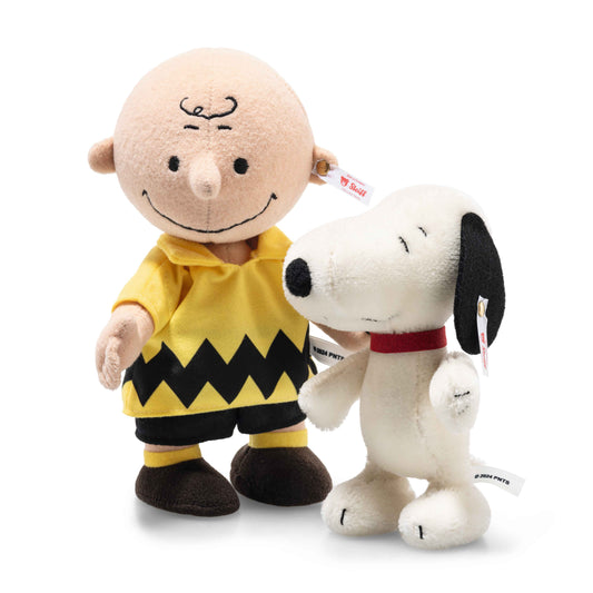 Steiff Charlie Brown mit Snoopy 75. Jubiläum (356070)