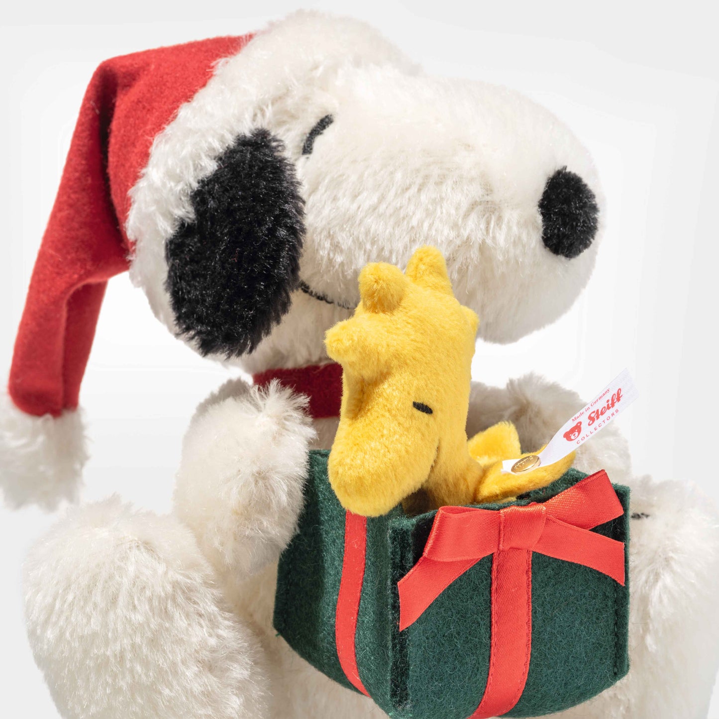 Steiff Snoopy mit Woodstock - Weihnachtsedition - 16cm - (356414) - Neu -
