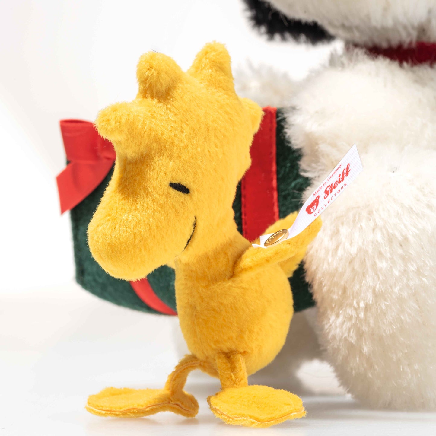 Steiff Snoopy mit Woodstock - Weihnachtsedition - 16cm - (356414) - Neu -