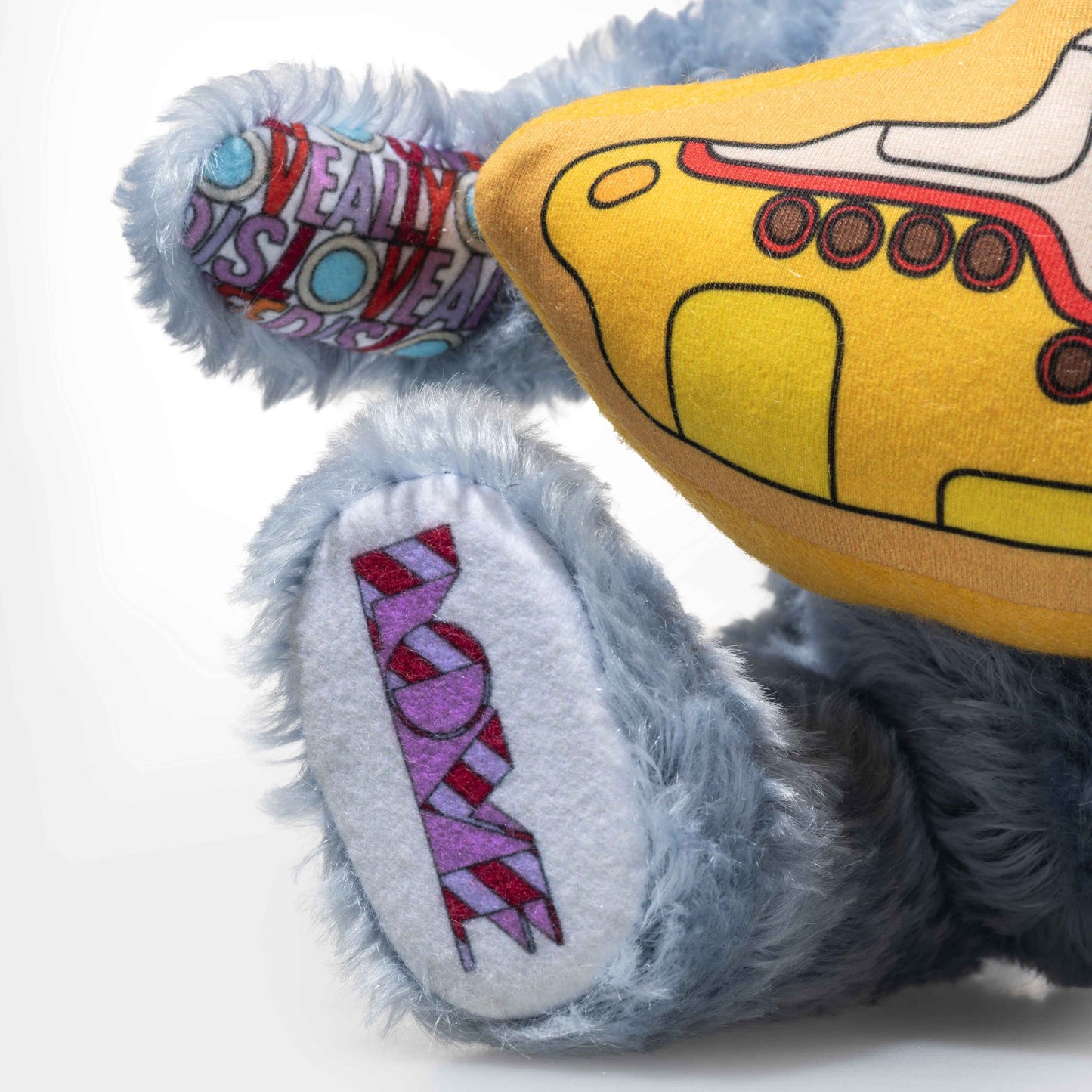 Steiff Rocks! Yellow Submarine Teddybär - 29cm - (356421) - Neu -