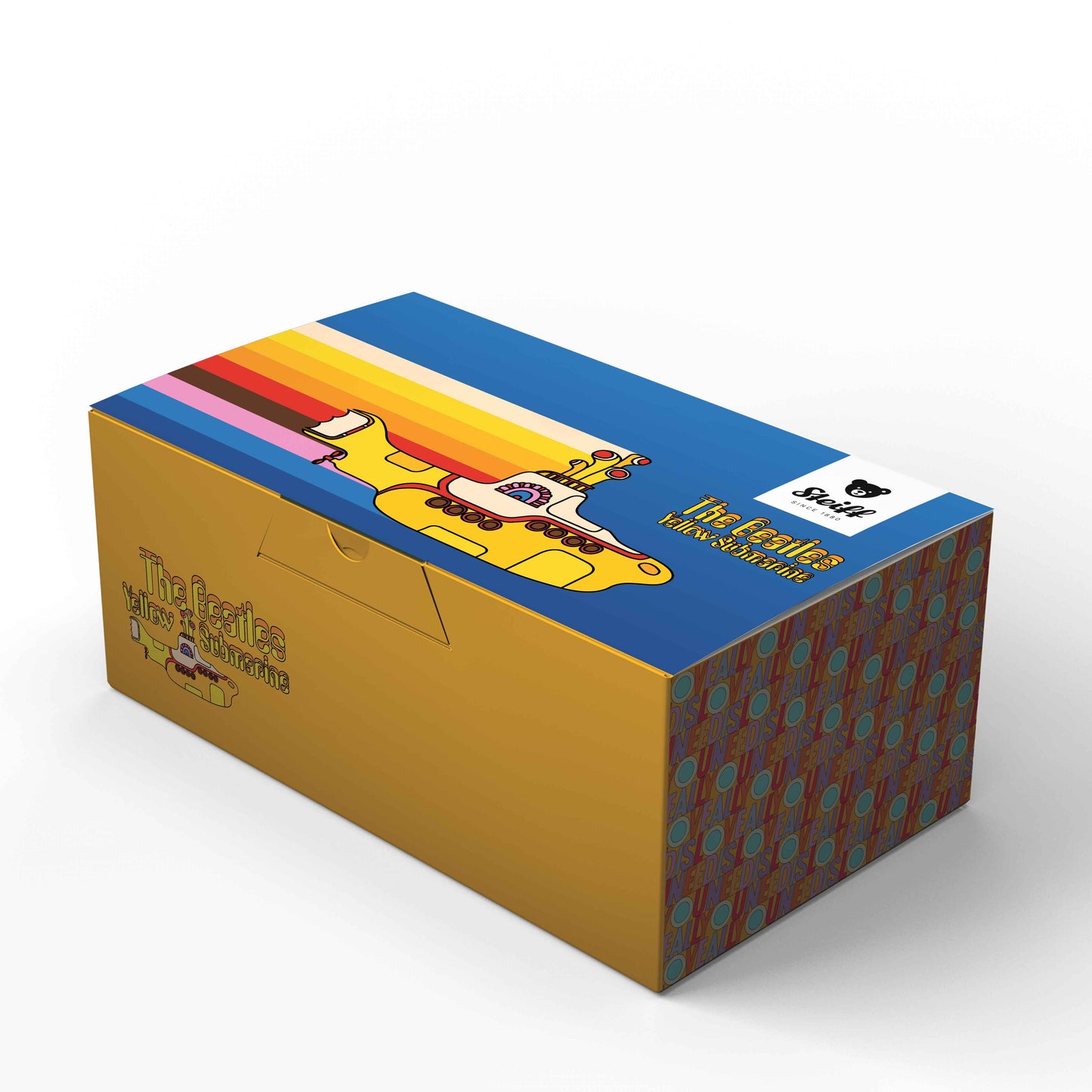 Steiff Rocks! Yellow Submarine Teddybär - 29cm - (356421) - Neu -