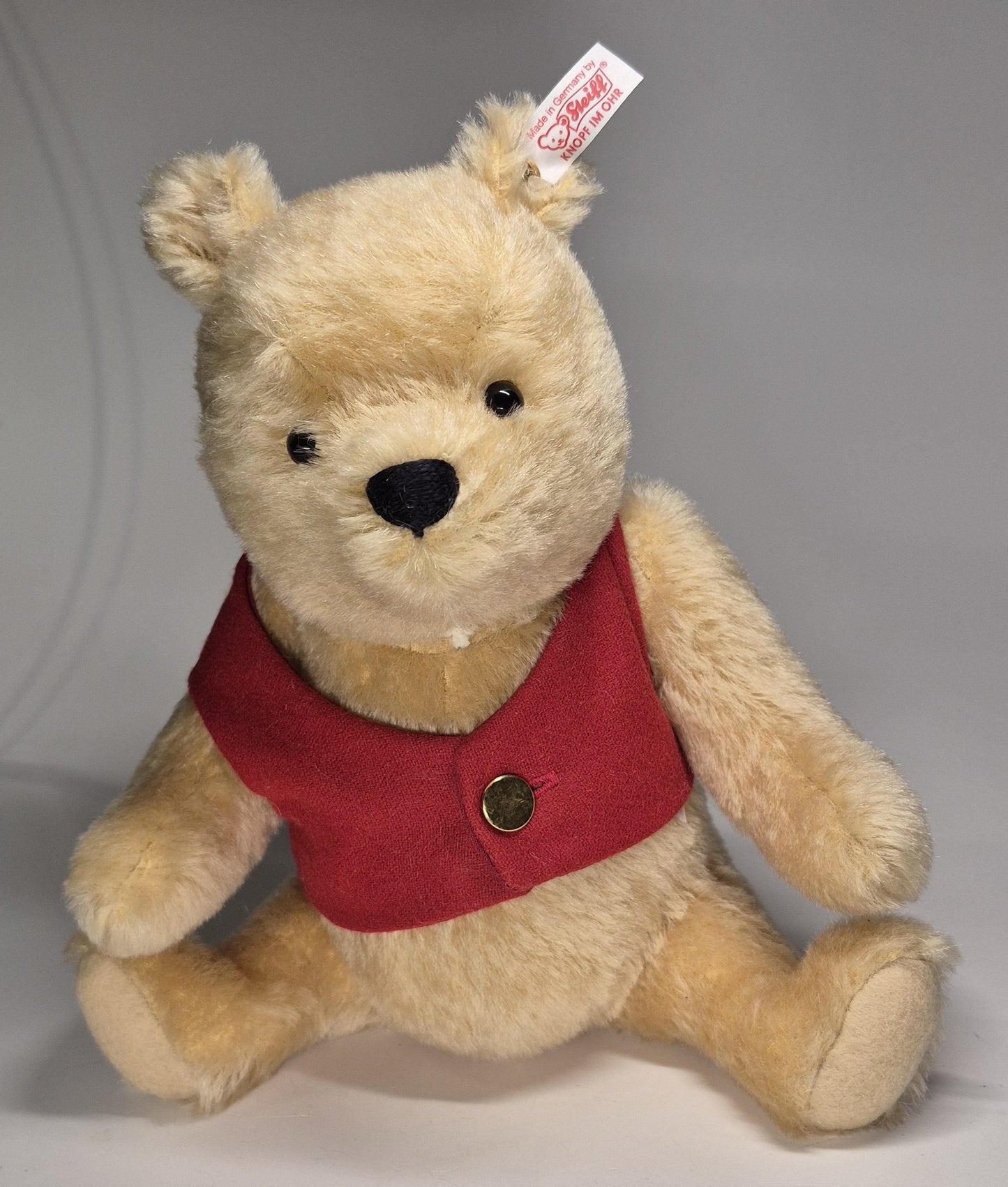 Steiff 664558 Winnie The Pooh, Danbury Mint, 25cm, selten, lim. (2014)