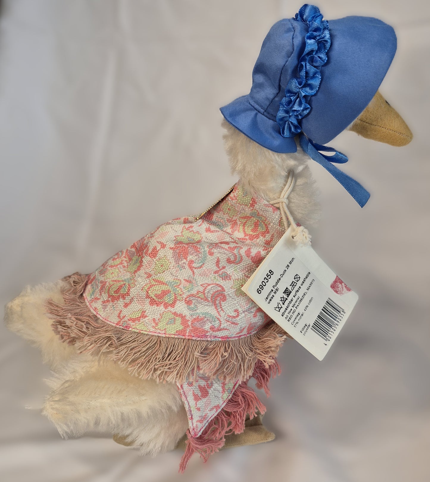 Steiff 690358 Jemima Puddle-Duck (TM), Danbury Mint, 26cm, selten, lim.  (2016)