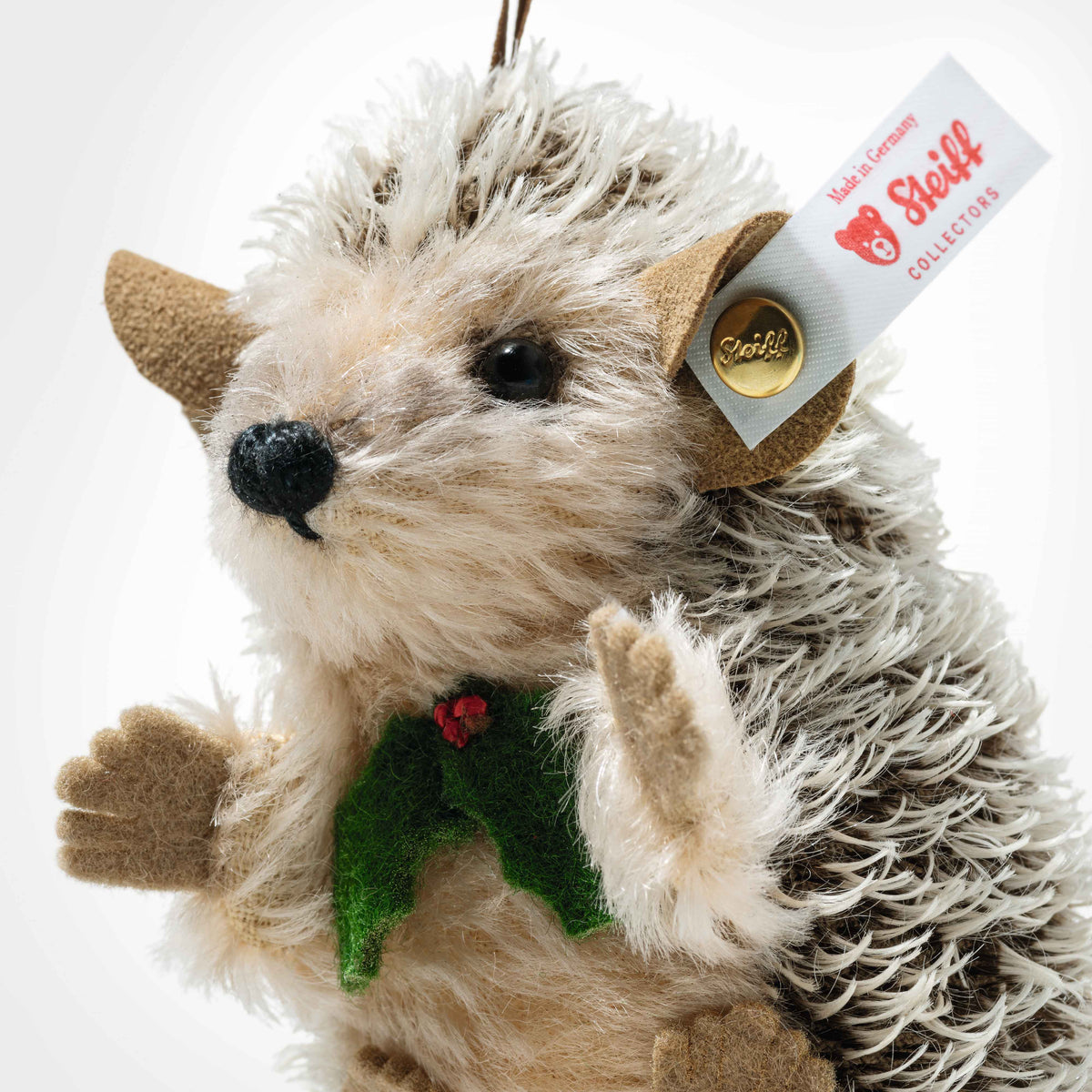 Steiff Igel Ornament mit Schlitten - 11cm (684135) Neu