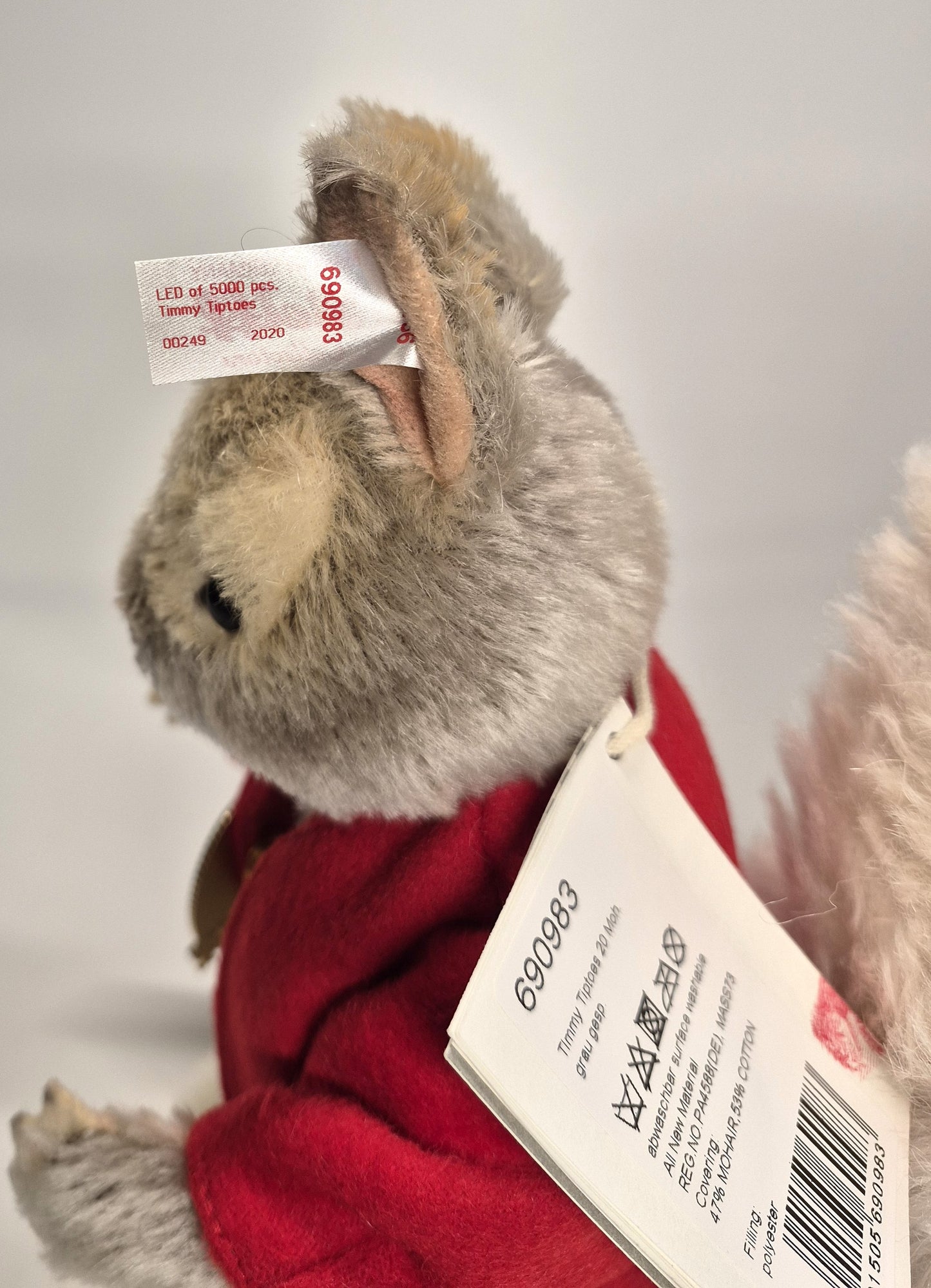 Steiff 690983 Timmy Tiptoes™, Danbury Mint, 20cm, selten, lim. (2020) ARCHIV