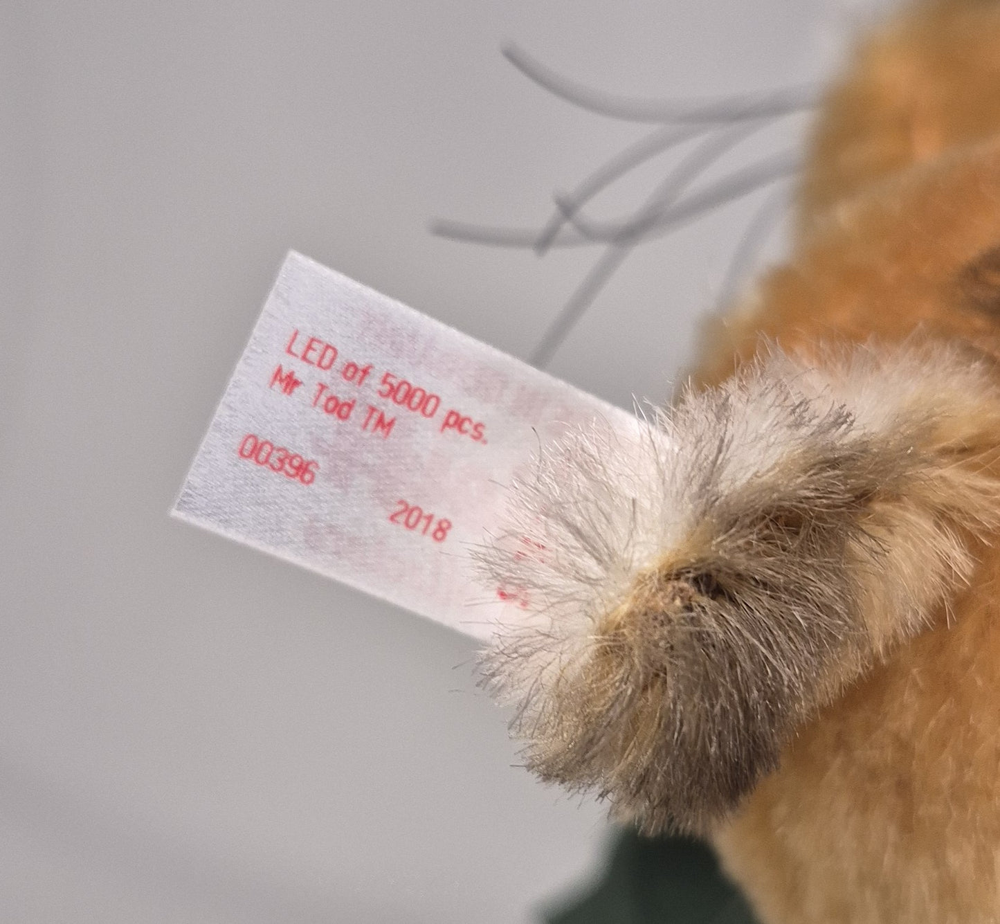 Steiff 690525 Mr. Tod™, Danbury Mint, 30cm, selten, lim. (2018)