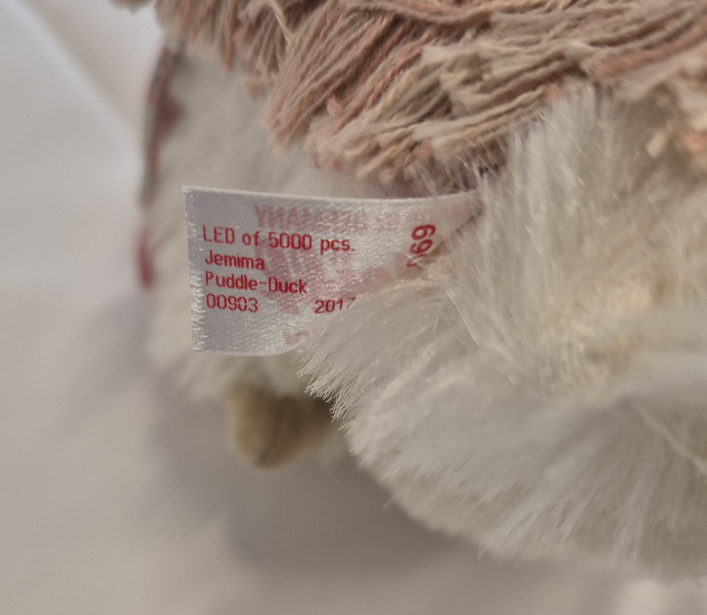 Steiff 690358 Jemima Puddle-Duck (TM), Danbury Mint, 26cm, selten, lim.  (2016)